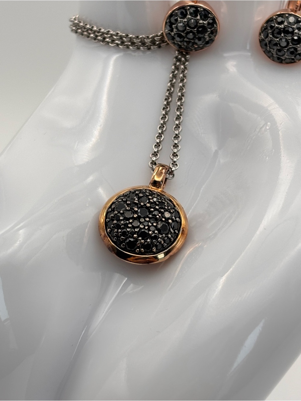 Beautiful 925 Silver Necklace and earrings set